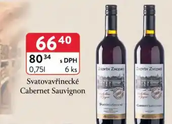 Qanto Svatovavřinecké Cabernet Sauvignon nabídka