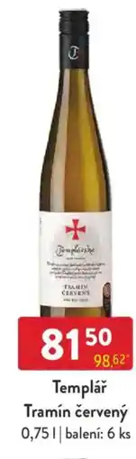 Qanto Templář Tramín červený nabídka