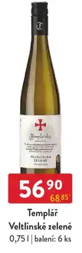 Qanto Templář Veltlínské zelené nabídka