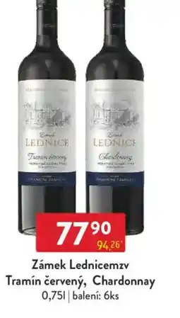 Qanto Zámek Lednicemzv Tramín červený, Chardonnay nabídka