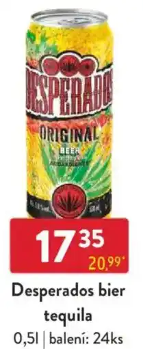 Qanto Desperados bier tequila nabídka