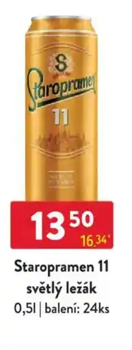 Qanto Staropramen 11 světlý ležák nabídka