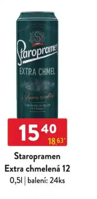 Qanto Staropramen Extra chmelená 12 nabídka