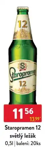 Qanto Staropramen 12 světlý ležák nabídka