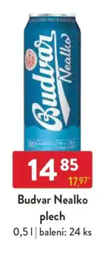 Qanto Budvar Nealko plech nabídka