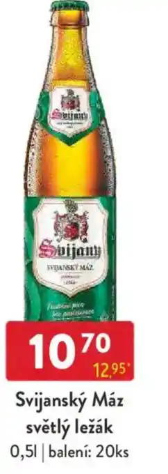 Qanto Svijanský Máz světlý ležák nabídka