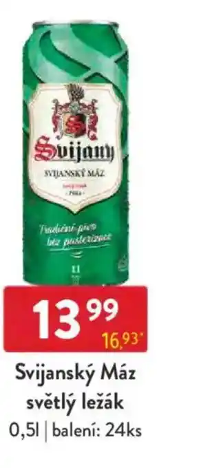 Qanto Svijanský Máz světlý ležák nabídka