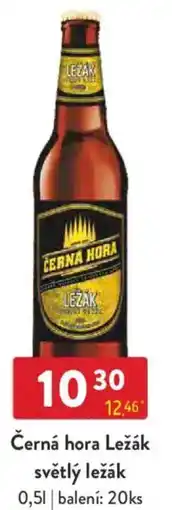 Qanto Černá hora Ležák světlý ležák nabídka