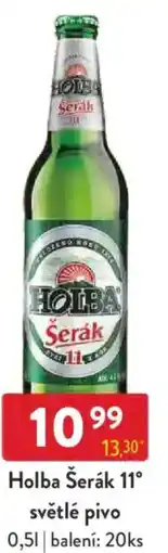 Qanto Holba Šerák 11° světlé pivo nabídka