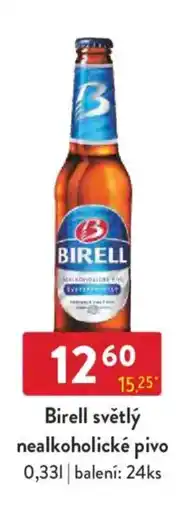 Qanto Birell světlý nealkoholické pivo nabídka