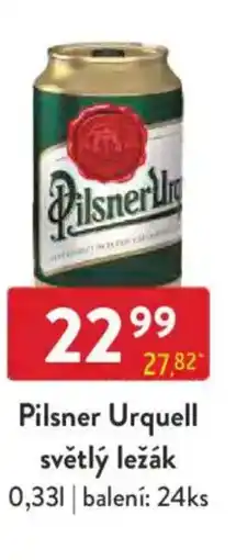 Qanto Pilsner Urquell světlý ležák nabídka