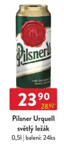 Qanto Pilsner Urquell světlý ležák nabídka