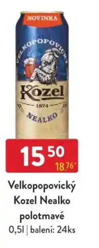 Qanto Velkopopovický Kozel Nealko polotmavé nabídka