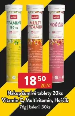 Qanto Nakup šumivé tablety Vitamin C, Multivitamin, Hořčík nabídka