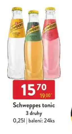 Qanto Schweppes tonic nabídka