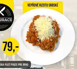 Jip VEPŘOVÉ RIZOTO SRBSKÉ 1 porce nabídka