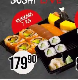 Jip Sushi Live KUROMO 7 KS nabídka