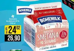 Jip BOHEMILK Smetana ke šlehání 33% 250 ml nabídka