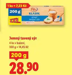 Lidl Jemný tavený sýr nabídka
