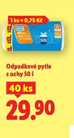 Lidl Odpadkové pytle s uchy nabídka