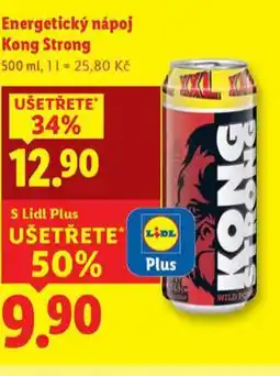Lidl Kong stong energetický nápoj nabídka
