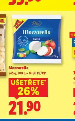 Lidl Mozzarella nabídka