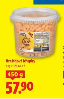 Lidl Arašídové křupky nabídka