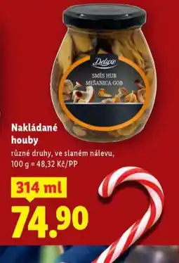Lidl Nakládané houby nabídka