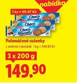 Lidl Polomáčené sušenky nabídka
