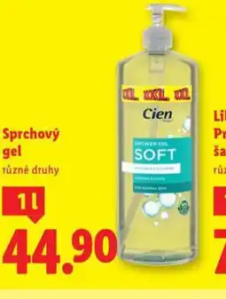 Lidl Cien sprchový gel nabídka