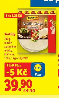 Lidl Tortilly nabídka