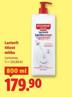 Lidl Lactovit tělové mléko nabídka
