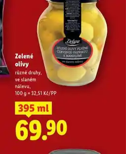 Lidl Zelené olivy nabídka