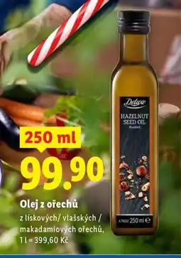 Lidl Olej z ořechů nabídka