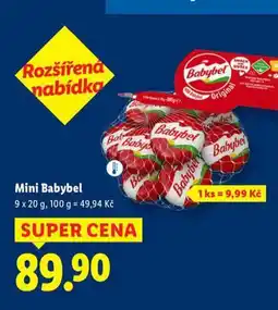 Lidl Mini babybel nabídka