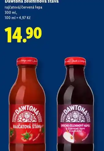 Lidl Dawtona zeleninová šťáva nabídka