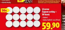 Lidl Čajové svíčky nabídka