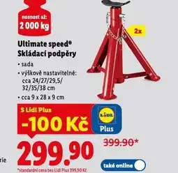 Lidl Skládací podpěry nabídka