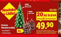 Lidl Vánoční svíčky nabídka