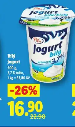 Lidl Bílý jogurt nabídka