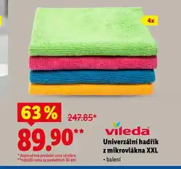 Lidl Univerzální hadřík z mikrovlákna xxl nabídka