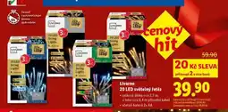 Lidl 20 led světelný řetěz nabídka