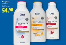 Lidl Cien tělový krém nabídka