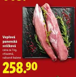 Lidl Vepřová panenská svíčková nabídka