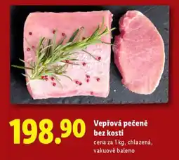 Lidl Vepřová pečeně bez kosti nabídka