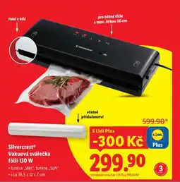 Lidl Vakuová svářečka fólií 130 w nabídka