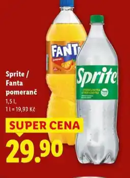 Lidl Sprite nabídka