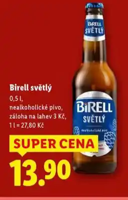 Lidl Birell světlý nabídka