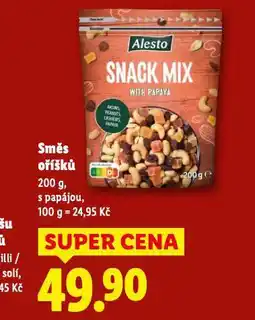 Lidl Směs oříšků nabídka