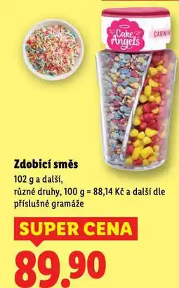Lidl Zdobicí směs nabídka